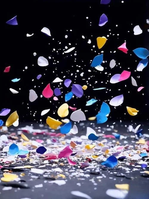 Tissue Paper Confetti Wedding Party